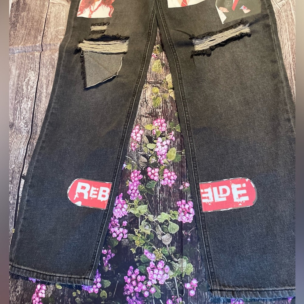 Rebelde (RBD) Custom Black Jeans - Picture 3 of 12